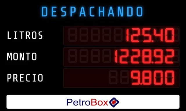 Visor en estado Despachando